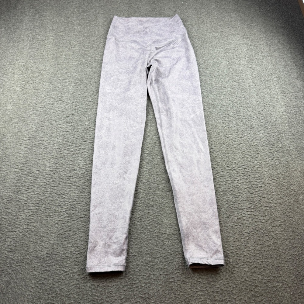 Offline by Aerie Leggings Women's S/P Purple Crossover Waist Real Me‎ Print